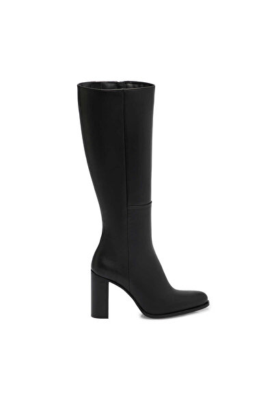 Tergan Siyah Hakiki Deri Kadın Çizme - K25K1CM68132-A23
