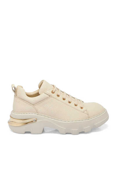 Tergan Bej Hakiki Deri Kadın Sneaker - K25S1AY68316-A25