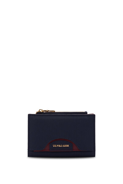 U.S. Polo Assn. Navy Blue-Claret Red Women's Portfolio Bag Usc26762