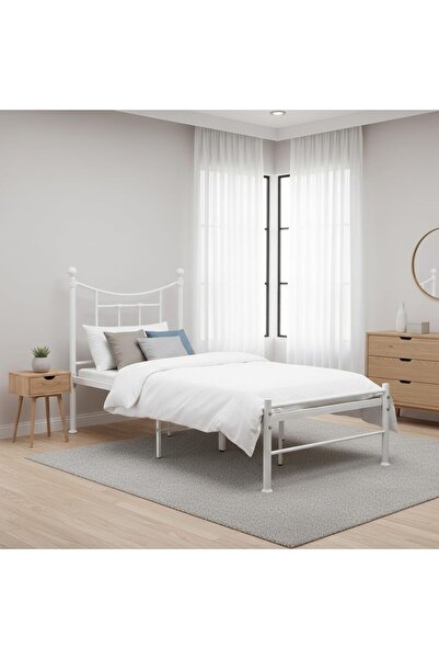 SAHABA Bed Frame, Metal Bed Frame with Underbed Storage, Noise Free, Suitable...