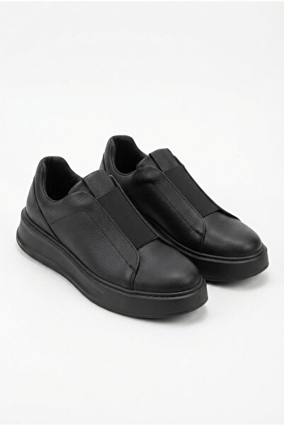 Zerenyus Zrk-x007 high quality thick sole black single strap laceless daily m...