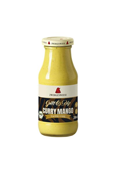 Zwergenwiese Organic Grill&Dip Sos Curry-Mango, 200 ml