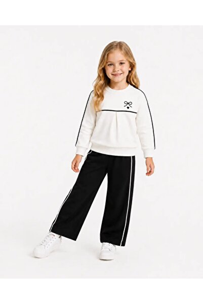 My Hanne Bow Embroidered Girl's Set 32151