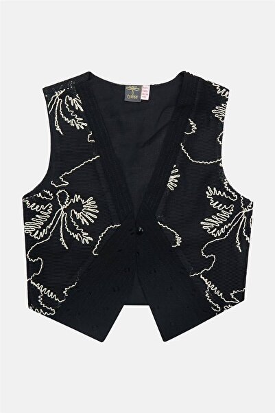 Generic Brand Girl's Black Vest