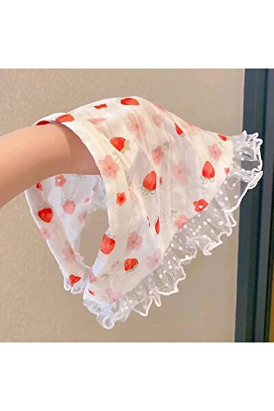 Ugly Duck Patterned Crowned Bandana - Strawberry