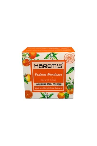 HAREMSS Harems solid soap with Bodrum tangerine, for skin cleansing, 120 g