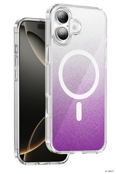 ONEGIF غطاء CONCEPTA iPhone 16 Sora Simli Magsafe (154906) - أرجواني