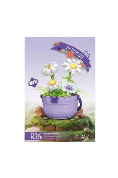 Noname DIY Your Place Potted Flowers Daisies Building Set 240 pieces