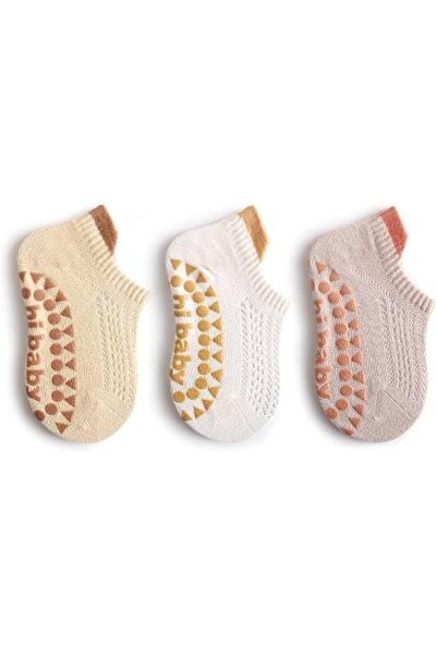 GENERAL Baby Anti-Slip Socks Soft Cotton Safety Socks Spring Summer Socks wit...