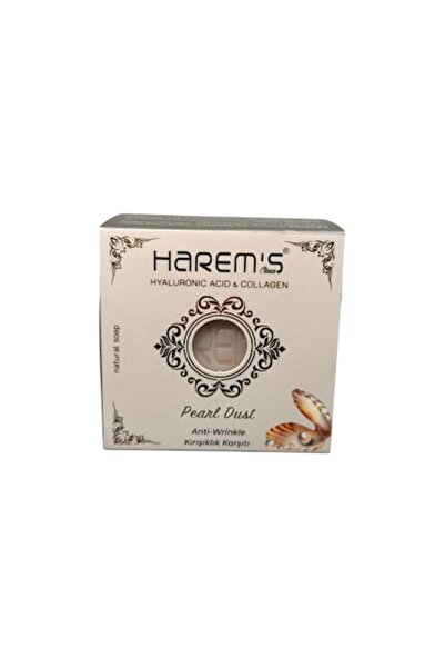 HAREMSS Твърд сапун Harems с перлен прах, за почистване на кожата, 120 гр.