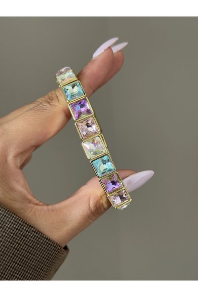 h&b design jewel Gold Hologram Stone Bracelet