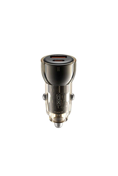 Xo Car charger CC60 60W USB-C/USB-A - black