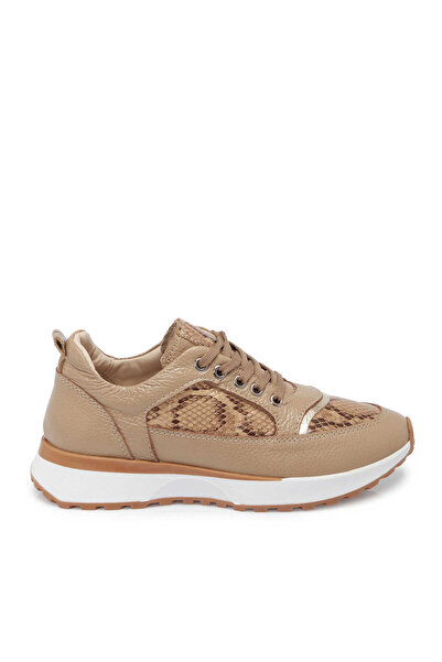 Tergan Vizon Hakiki Deri Kadın Sneaker - K25S1AY68231-A44