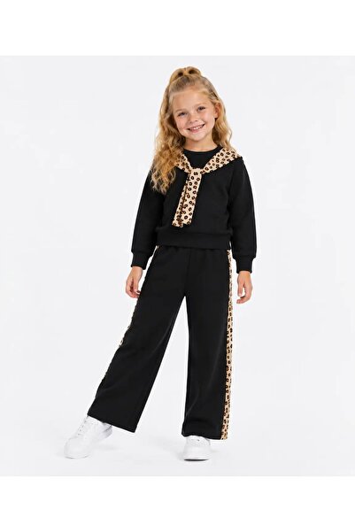 My Hanne Leopard Scarf Girl's Set 32450