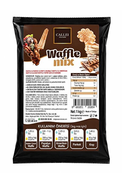 CALLEİ WAFFLE MİX UN KARIŞIMI 1 KG