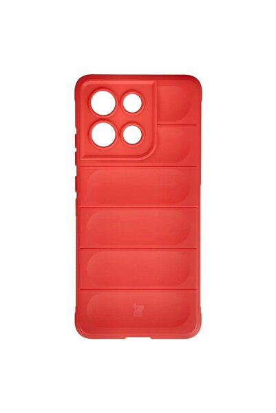 BizonMobile Защитен TPU калъф Bizon Tur за Motorola Moto G86 Power 5G, Червен