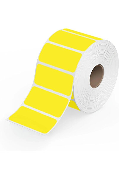 BARCODE Barcode Stickers (Dt) Thermal 28X38X2000 Stickers-Yellow
