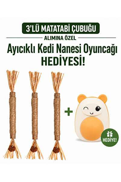 Kedicrax Matatabi Doğal Çiğneme Çubuğu