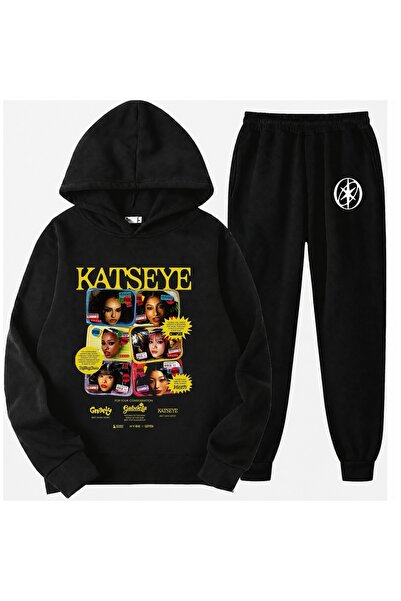 SVART WEAR Katseye dizajnirana dječja majica i pantalone sa printom, trenerka...