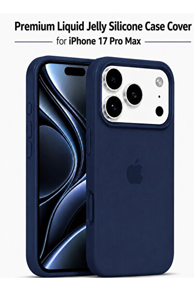 VR CREATIVE Apple iPhone 17 Pro Max Liquid Silicone Protective Case Cover wit...