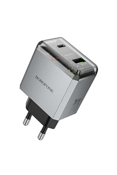 Borofone Încărcător Lena (BN20), Două porturi, USB-C + USB-A, PD35W, QC3.0, P...
