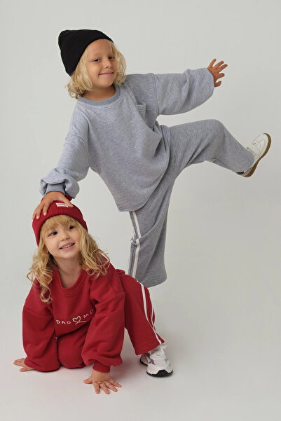 Mioma Kids Blue Stitched Sweatshirt