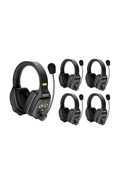 Saramonic Sistem Intercom Wireless pentru 5 Persoane WiTalk WT5D Full-Duplex ...