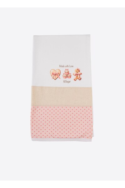 kitikate Organic Love & Sugar Blanket White
