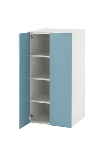 IKEA Modern Beyaz Bebek Çocuk Gardırop 60x57x123 cm İskandinav Tarzı Sağlam A...