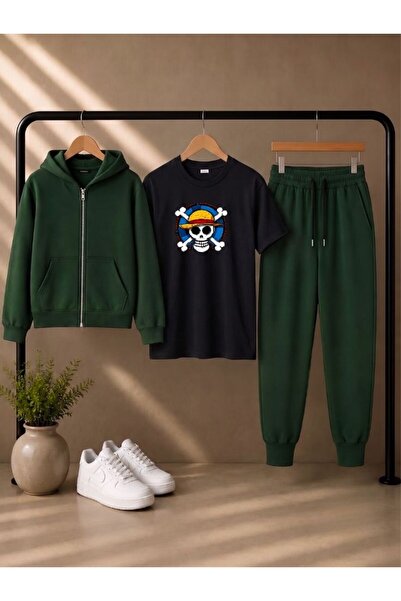 cm buseyiz Busekids Unisex Kids 3-Piece Tracksuit Set: Hooded Zip-Up Jacket, ...