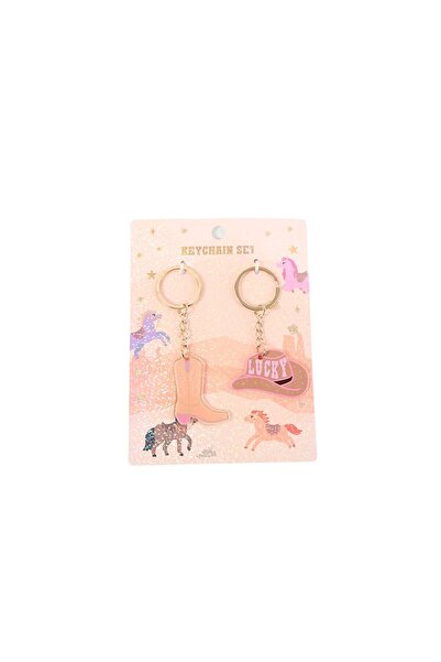 Midi Acrylic Keychain Set of 2 with Shoe and Hat Design
