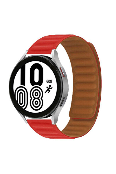 OEM Curea din silicon compatibilă cu Watch 42mm, Watch 3 41mm, Albastru - Roșu