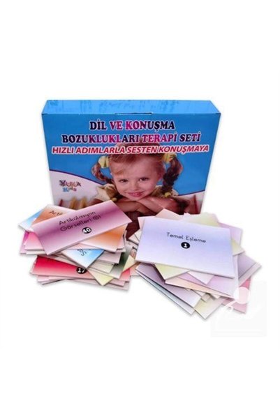 Yuka Kids Dil ve Konuşma Bozuklukları Terapi Seti (Hızlı adımlarla sesten konuşmaya)