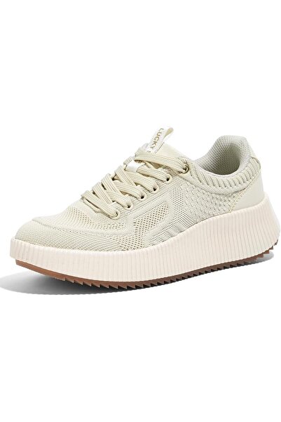 lucky step Lucky Step Women's Thick Sole Sneakers with Rhinestone Fashionable...
