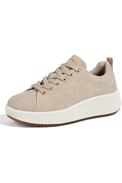 lucky step Lucky Step Women's Thick Sole Sneakers with Rhinestone Fashionable...