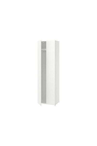 IKEA Modern Beyaz Bebek Çocuk Gardırop 60x42x200 cm İskandinav Tarzı Sağlam A...