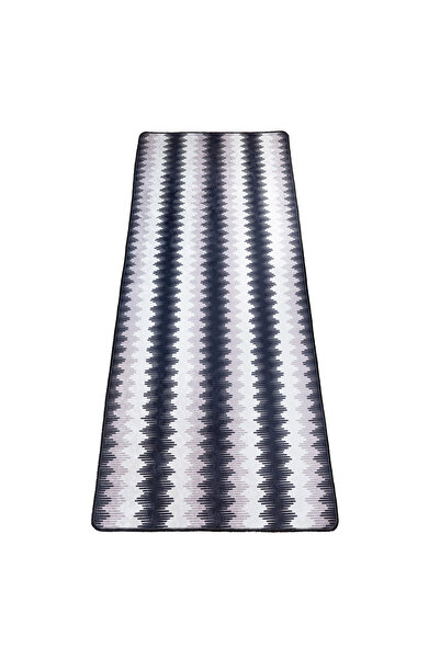 Generic Brand Covor bucătărie Kino Black Lines, 80x200cm, poliester 100%, gro...