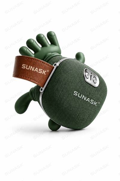 SUNASK SN-63BM Ovmalı Taşınabilir Masaj Aleti Parmakla El Hissiyatı Veren Şar...