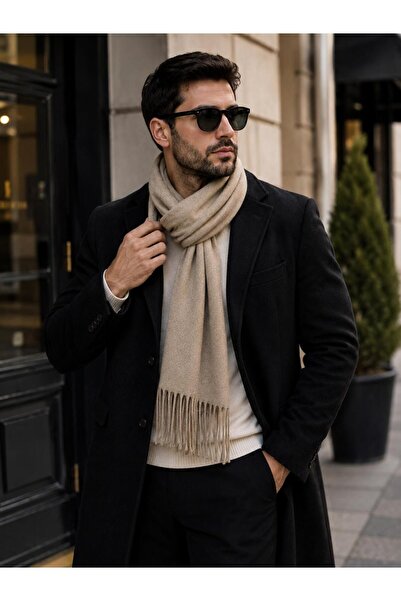 Wearflawless Eșarfă pentru bărbați, eșarfă de iarnă pentru bărbați, eșarfă pe...