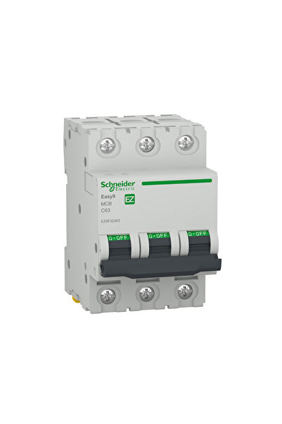 SCHNEIDER Αυτόματος διακόπτης 3P 63A καμπύλη C 4.5kA – |   EZ9F32363,