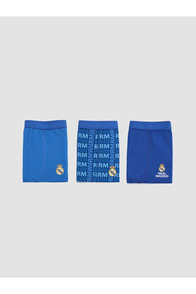 LC Waikiki Rmz Gi̇yi̇m Farkiyla Fan Printed Boys' Boxer 3-Piece
