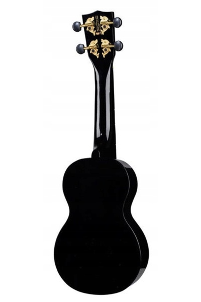 NO BRAND Ukulele sopran „Day of the Dead” + husă Sengon neagră Mahalo Skull