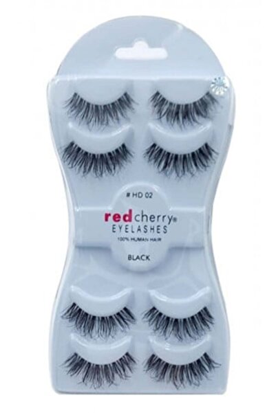 Red Cherry مجموعة رموش صناعية 4*1 - HD02
