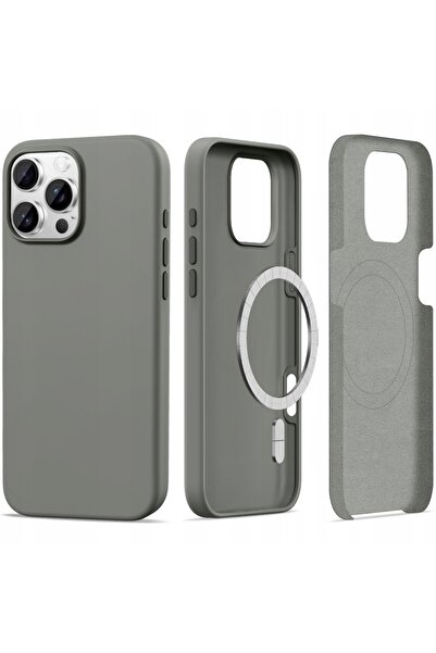 Tech-Protect Husă pentru iPhone 16 Pro Max din silicon, MagSafe, mată, Clay