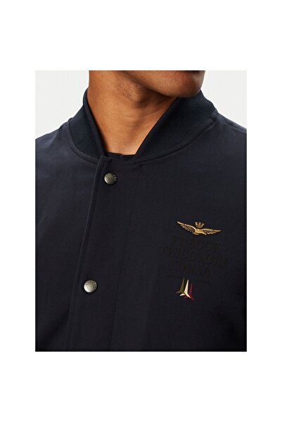 Aeronautica Militare Geacă bomber bărbați 262AF0525UF00691 Albastru închis