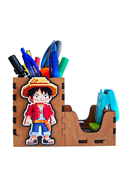 OEM Στήριγμα Pixuri Minecraft One Piece Luffy, ξύλινο