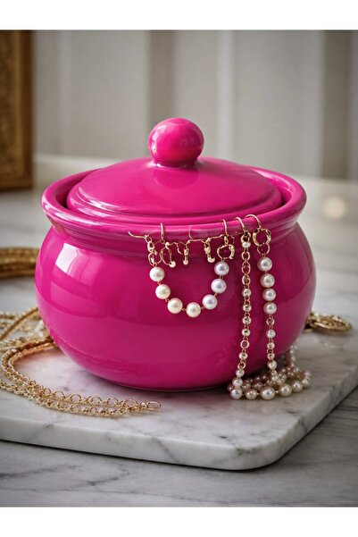 mz mazalinda Jewelry Box Decorative Jewellery Storage Container with Lid Mini...
