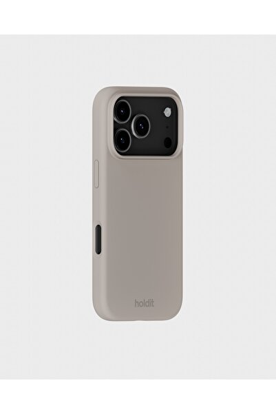NO BRAND Husă Silicon Holdit iPhone 17 Pro Taupe