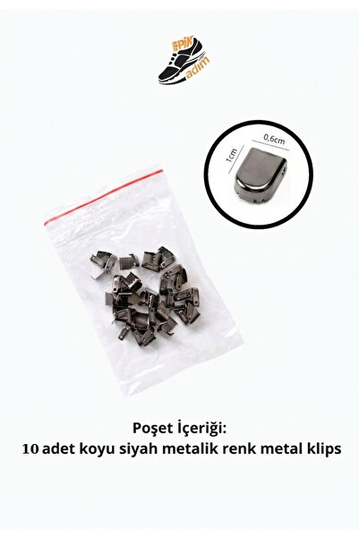 EPİK ADIM 10 Pack of Replacement Silver Metal Color Clips - Compatible with F...