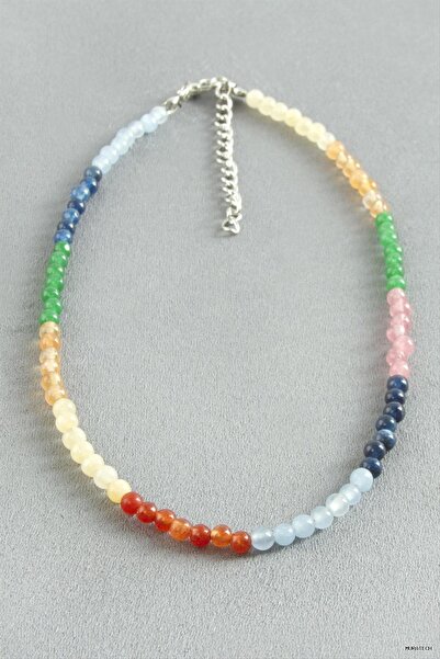 ZERO LAND Muratech 4 mm Natural Stone (175816) Necklace Ebruli